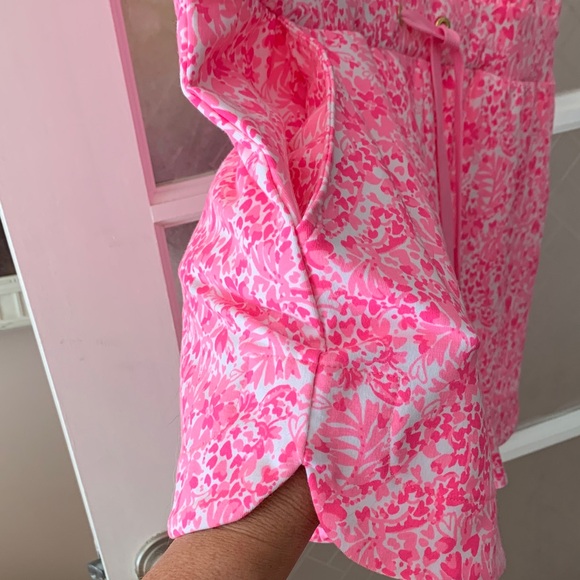Lilly Pulitzer Pink Patterned Jorgie Romper - Picture 6 of 6